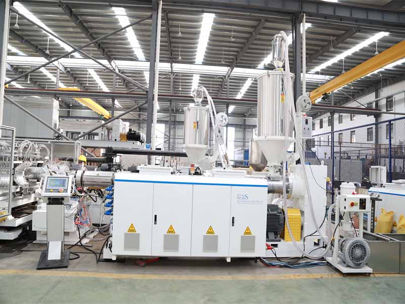 HDPE/PP卧式双壁波纹管生产线